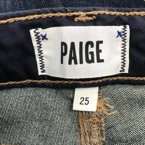Paige Skyline Ankle Peg & Current/Elliot High Waist Skinny Townie Jeans size 25 - Picture 14 of 15